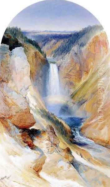 Wyoming Fall, Yellowstone River - view 1
