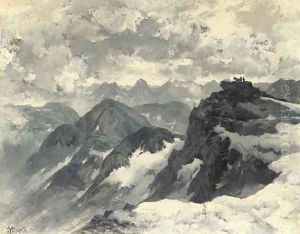 In the Rockies by Thomas Moran