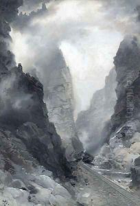 Royal Gorge-Colorado by Thomas Moran