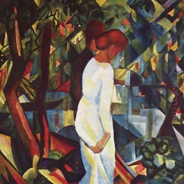 Couple In The Forest - view 1