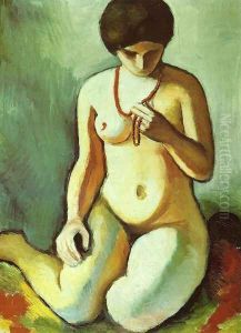 Nude with Coral Necklace (Akt mit Korallenkette) 1910