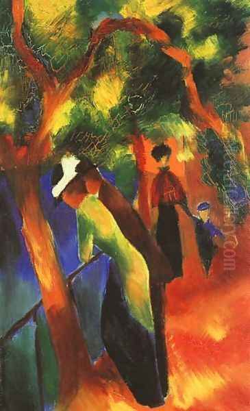 Sunlight Walk (Sonniger Weg) 1913 - view 1