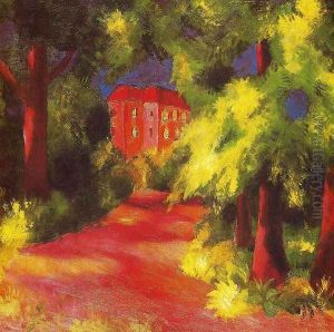 Red House in a Park 1914