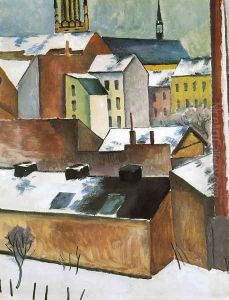St. Mary's in the Snow (Mariekirsche im Schnee) 1911
