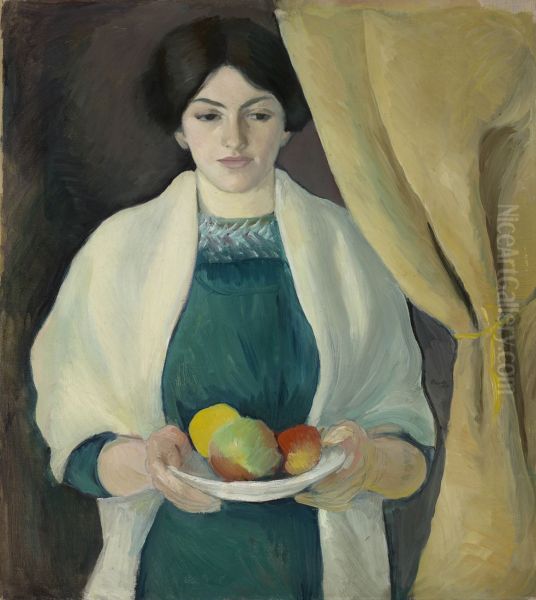 Portrait with Apples- Wife of the Artist 1909 - view 1