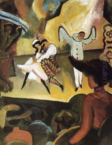 Russian Ballet I 1912 by August Macke