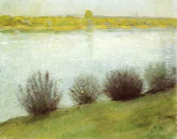 The Rhine near Herzel - view 1