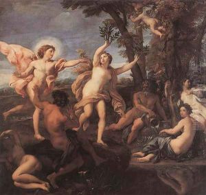 Apollo Chasing Daphne 1681 by Carlo Maratti