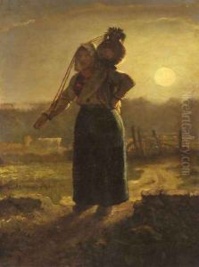 A Milkmaid, c.1853