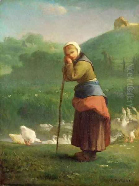 The Goose Girl at Gruchy, 1854-56 - view 1