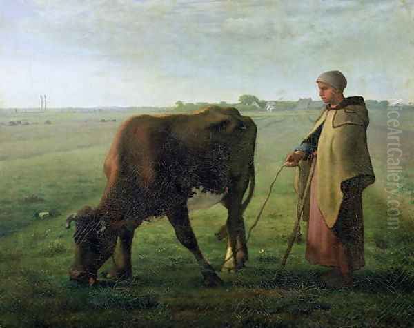 Woman Grazing her Cow, 1858 - view 1