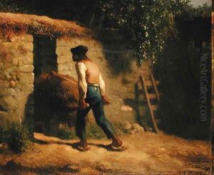 Peasant with a Wheelbarrow, 1848-5