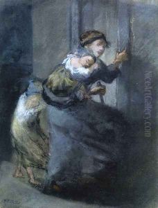 Mother and Two Infants