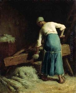 Breaking Flax, c.1850-51