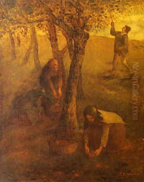Gathering Apples - view 1