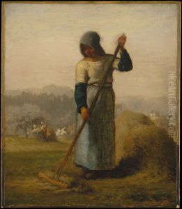 Woman With A Rake