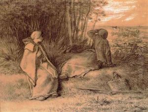 Shepherdesses Seated In The Shade