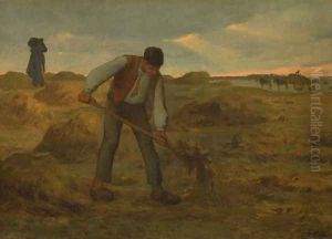 Peasand Spreading Manure