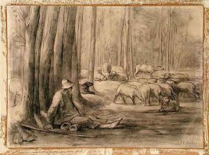 The drinking place in the forest