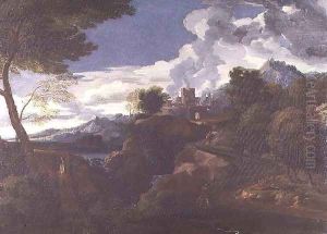 Landscape with a Burning City