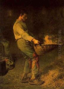 El aventador by Jean-Francois Millet