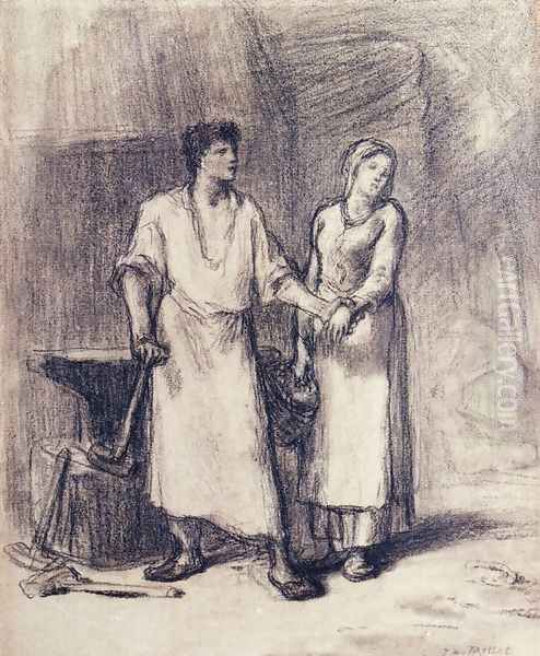 The Blacksmith and His Bride - view 1