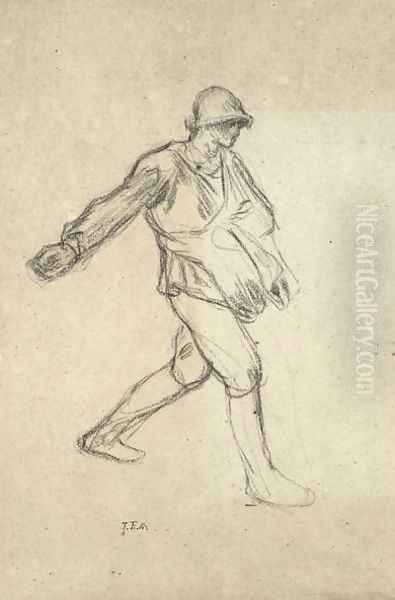 Study for 'The Sower' - view 1