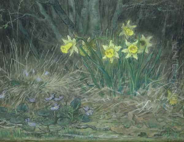 Narcissi and Violets, c.1867 - view 1