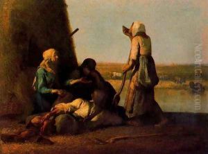 The rest of the farmers by Jean-Francois Millet