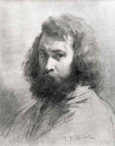 Self Portrait, c.1845-46 by Jean-Francois Millet