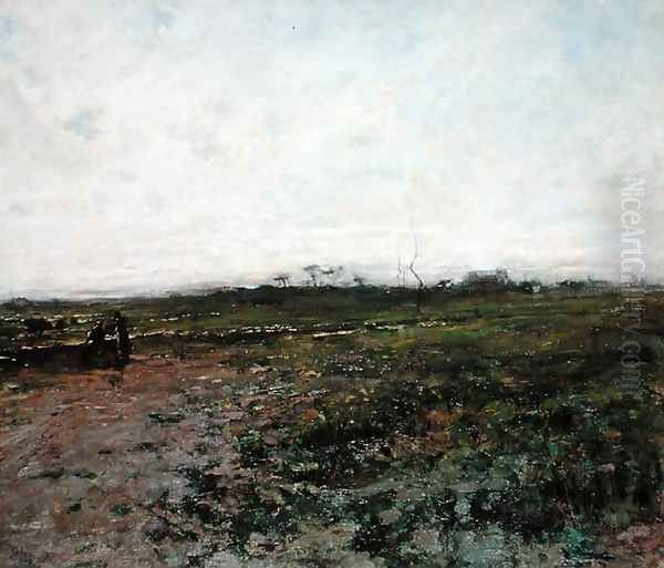 Landscape with a Peasant Woman, early 1870s - view 1