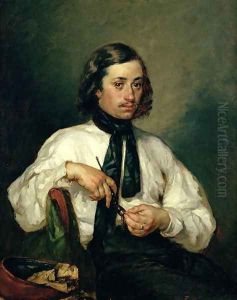 Portrait of Armand Ono, known as The Man with the Pipe, 1843 by Jean-Francois Millet
