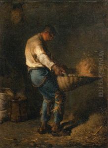 Le vanneur by Jean-Francois Millet