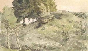 Paysage by Jean-Francois Millet