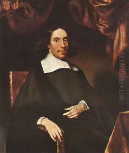 Portrait of Justus Criex 1666 by Nicolaes Maes