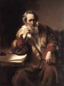 Apostle Thomas 1656 by Nicolaes Maes
