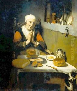 Old Woman at Prayer by Nicolaes Maes