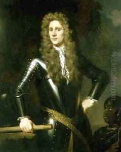 Col Rupert Bridges with his Servant by Nicolaes Maes