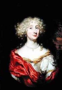 Portrait of a lady 1675 by Nicolaes Maes