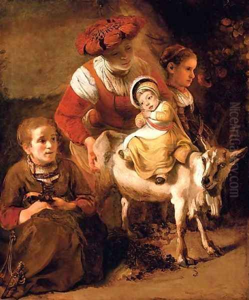 The Spanish gypsy by Nicolaes Maes
