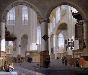 Interior of the Oude Kerk, Delft (2)