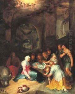 The Adoration of the Shepherds by Karel Van Mander