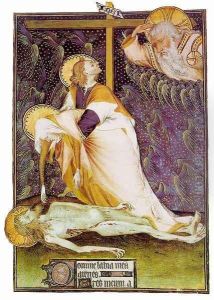 Lament Over The Dead Christ by French Miniaturist