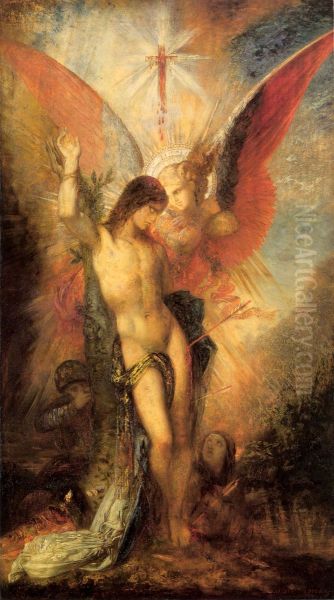 Saint Sebastian and the Angel - view 1