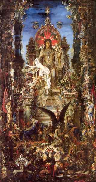 Jupiter and Semele 1889-95 by Gustave Moreau