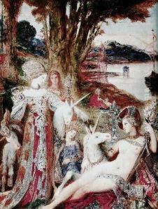 The Unicorn I by Gustave Moreau