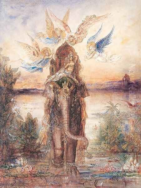 The Peri (The Sacred Elephant; The Sacred Lake) 1881-82 - view 1