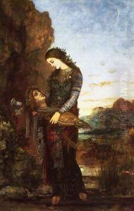 Young Thracian Woman Carrying the Head of Orpheus
