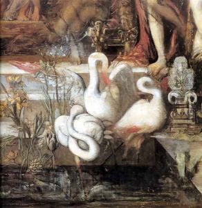 The Daughters of Thespius - detail by Gustave Moreau