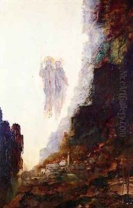 The Angels of Sodom by Gustave Moreau